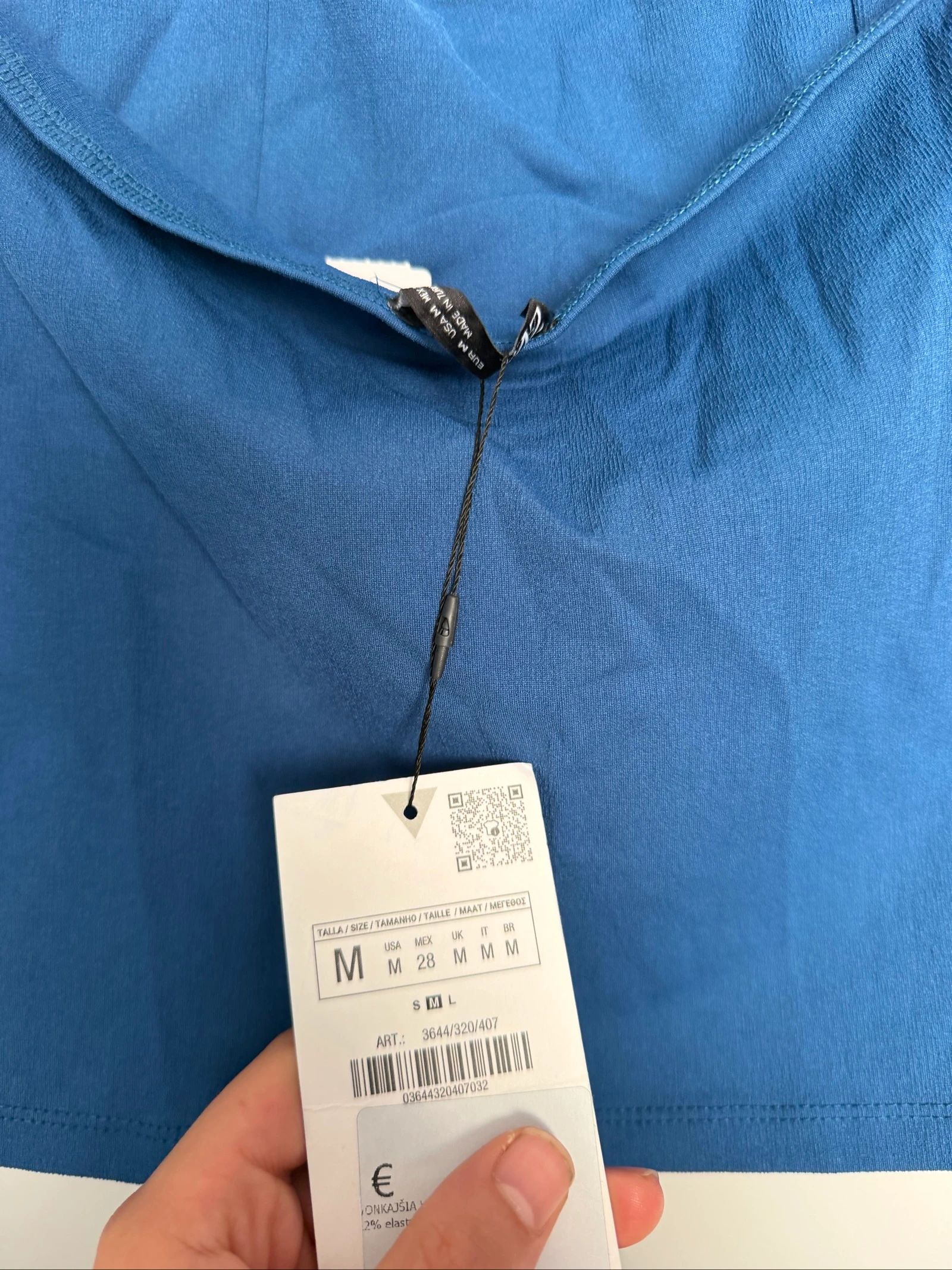 Top Zara azul petróleo espalda descubierta – Nuevo con etiqueta – Talla M – photo 4
